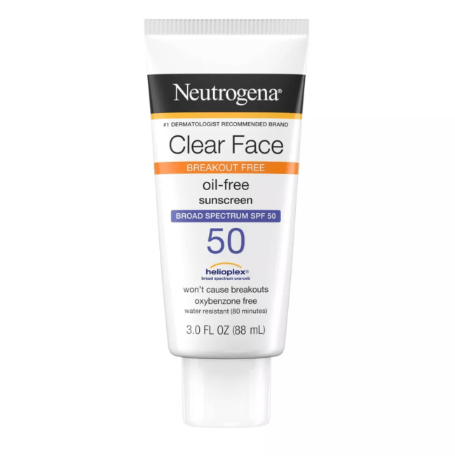 Neutrogena Clear Face Liquid Sunscreen Lotion