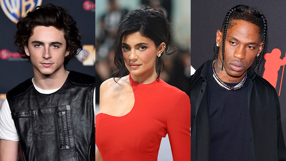 Timothee Chalamet, Kylie Jenner, Travis Scott