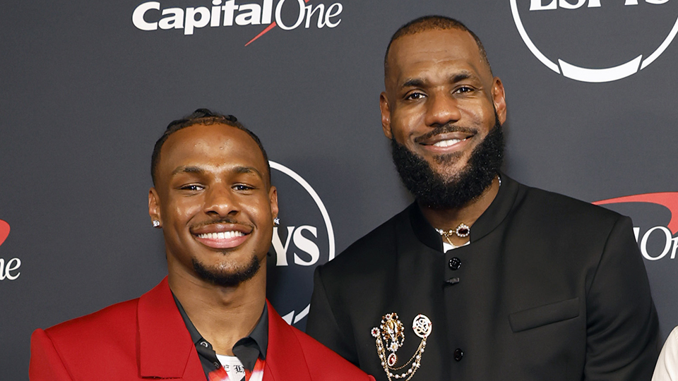 Bronny James, LeBron James