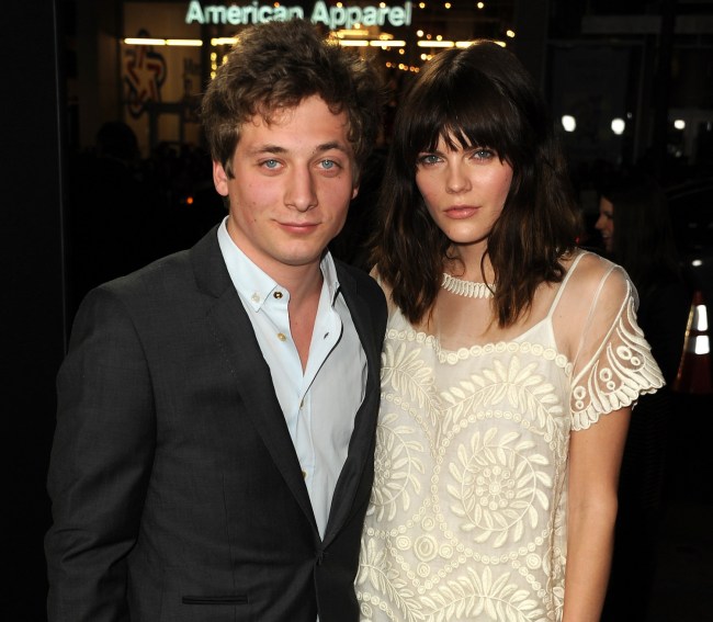 Jeremy Allen White, Emma Greenwell attends the premiere of Relativity Media's "Movie 43" at TCL Chinese Theatre on January 23, 2013 in Hollywood, California.