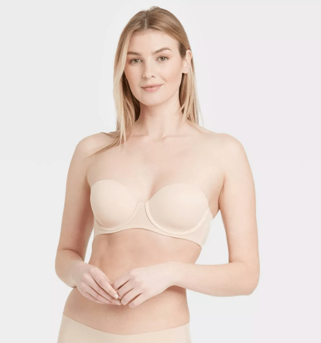 Lightly Lined Strapless Bra