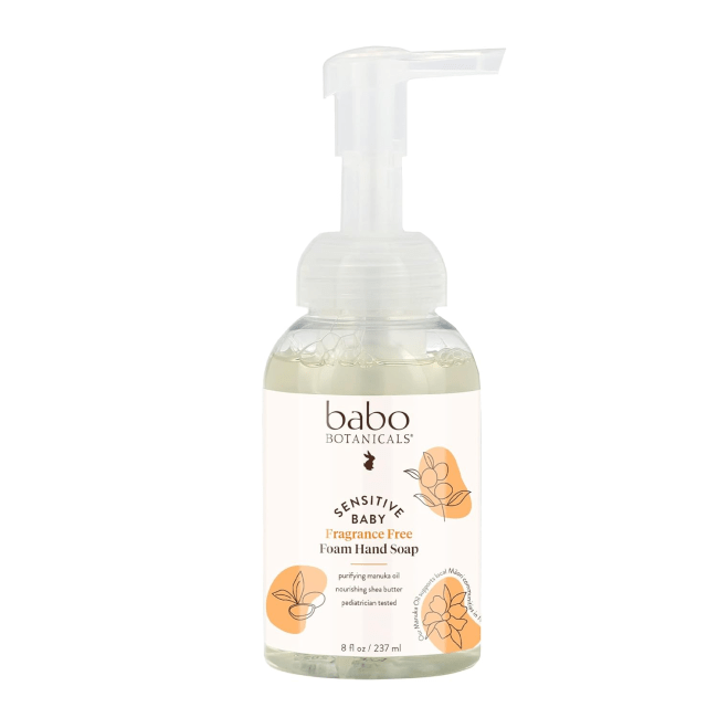 Babo Botanicals Sensitive Baby Fragrance-Free Foaming Hand Soap