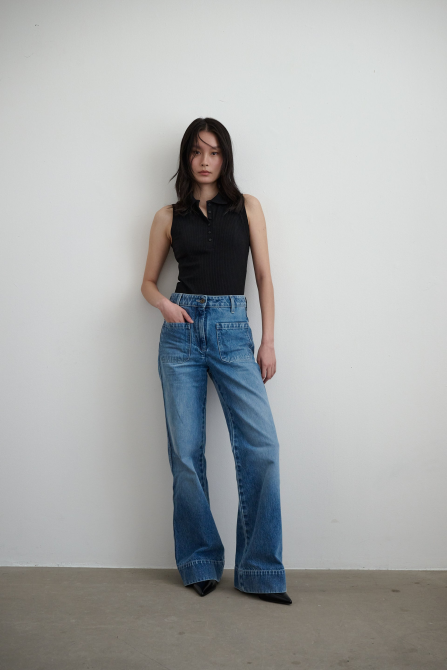 Glúmur Daphne Wide-Leg Jeans
