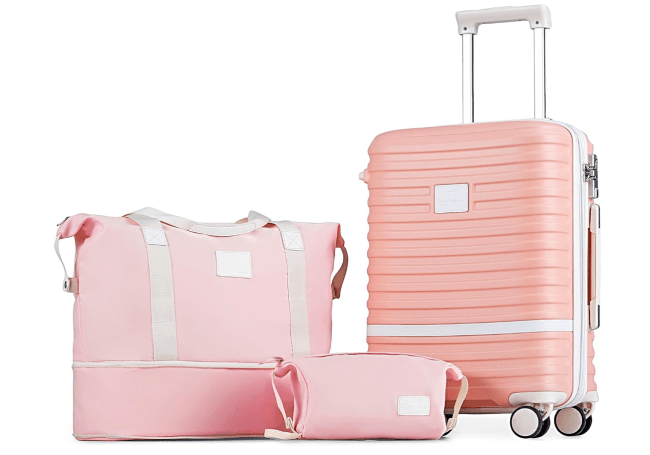 Joyway Carry On Luggage 20 Inch Expandable Suitcase with Spinner Wheel, 3 Piece