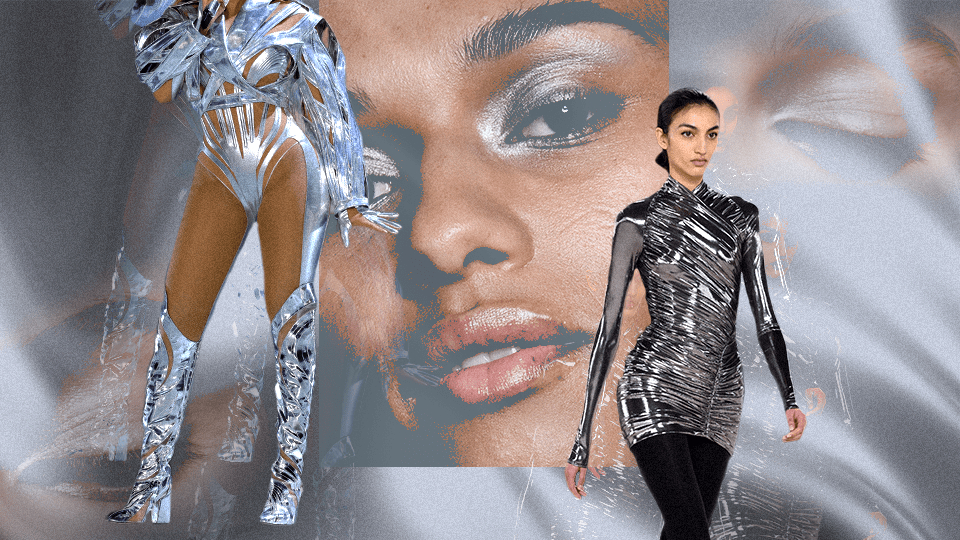 chrome makeup trend 2023, how to achieve the look