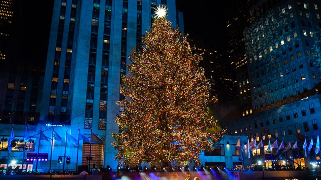 Rockefeller tree lightting