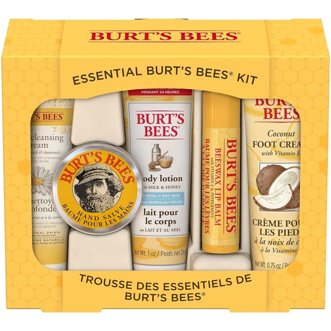 Burt's Bees Christmas Gifts, 5 Stocking Stuffers Products, Everyday Essentials Set