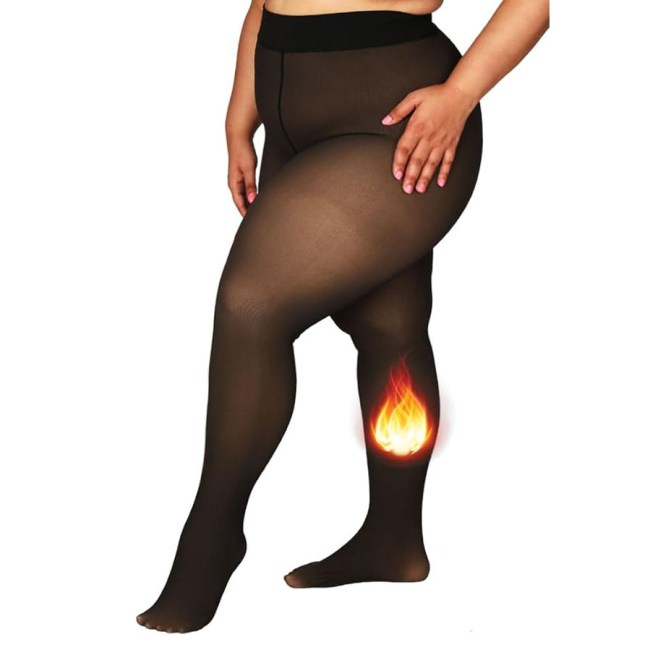 Best Fleece-Lined Tights On Amazon