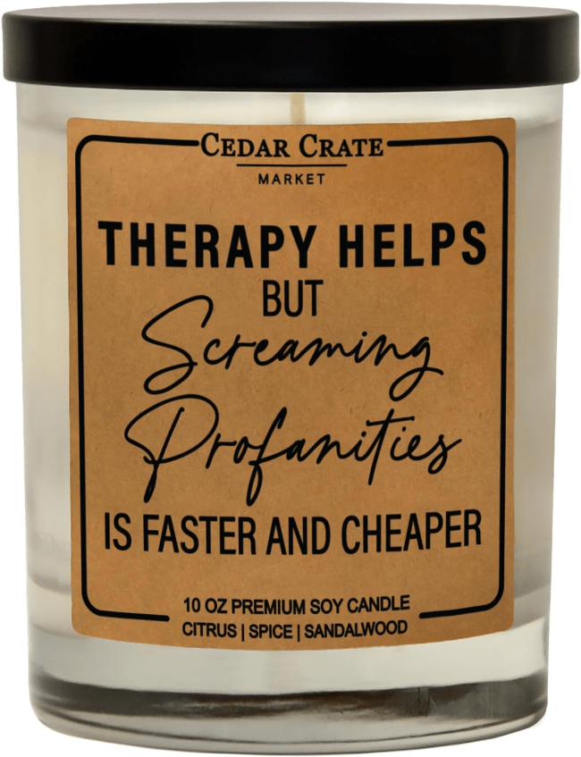 Cedar Crate Market Funny Candle