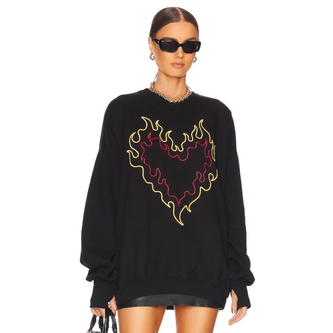 Heart Embellished Clothing for Valentine's Day 2024: The Laundry Room Burn Heart Jumper