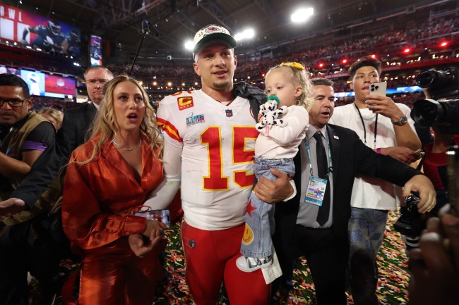 Patrick Mahomes, Brittany Mahomes, Sterling Skye Mahomes