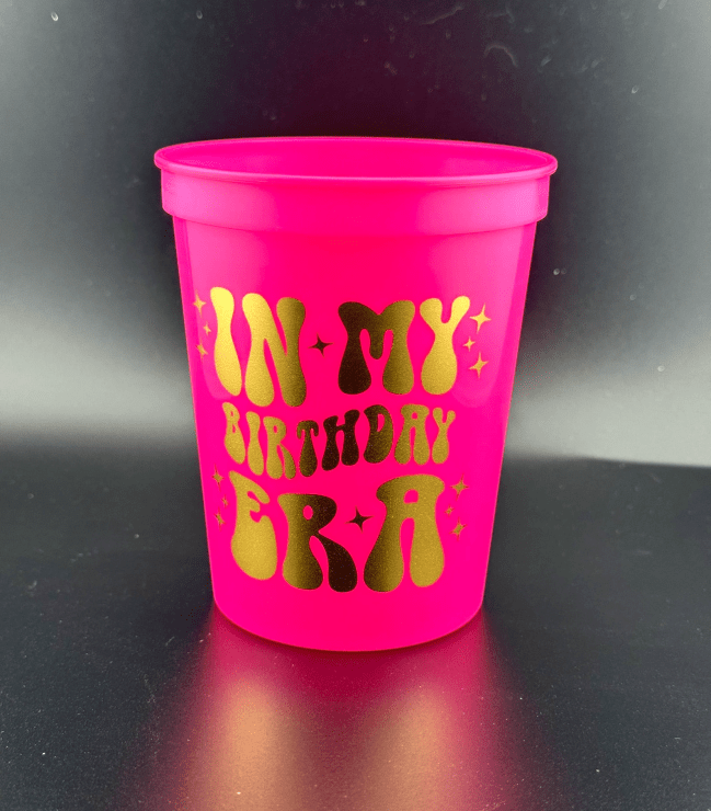 White Rabbit In My Birthday Era Birthday Party Cups