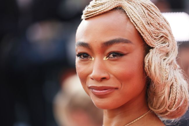 Tati Gabrielle   arrives at the 94th Academy Awards at the Dolby Theatre at Ovation Hollywood on Sunday, March 27, 2022.