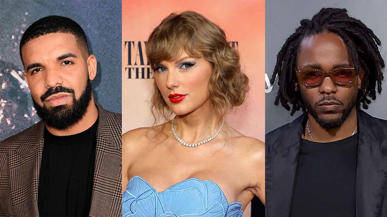 Drake, Taylor Swift, and Kendrick Lamar