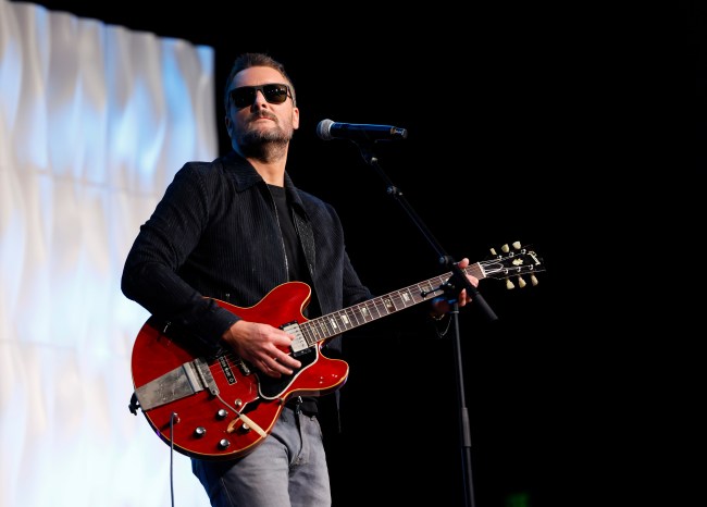 Eric Church performs onstage at the 53rd Anniversary Nashville Songwriters Hall of Fame Gala at Music City Center on October 11, 2023 in Nashville, Tennessee.