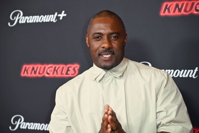 Idris Elba at the world premiere of "Knuckles" held at Odeon Luxe Leicester Square on April 16, 2024 in London, England.