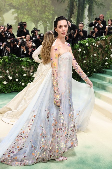 Rebecca Hall attends The 2024 Met Gala Celebrating "Sleeping Beauties: Reawakening Fashion" at The Metropolitan Museum of Art on May 06, 2024 in New York City.