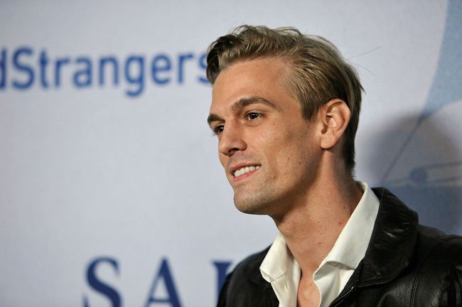 Aaron Carter at Saban Theatre on November 9, 2015 in Beverly Hills, California.