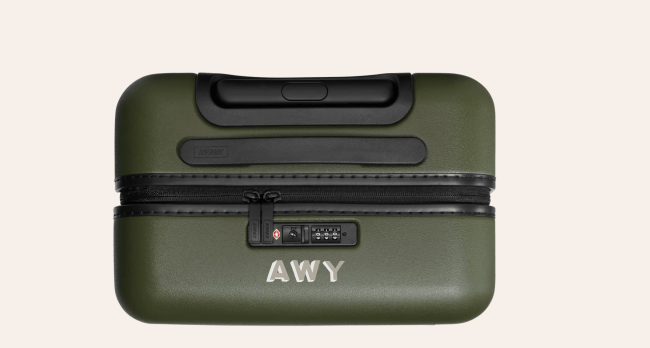Away The Carry-On Customized Green Hardshell Suitcase