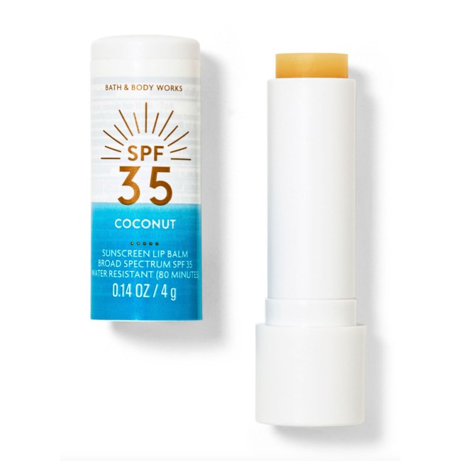 Bath & Body Works Coconut Sunscreen Lip Balm