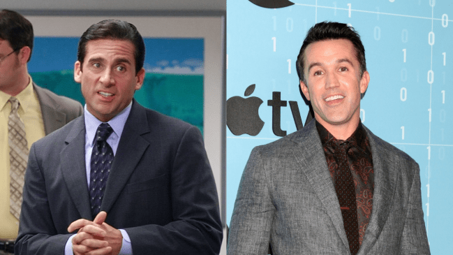 Steve Carell and Rob McElhenney for the Office reboot