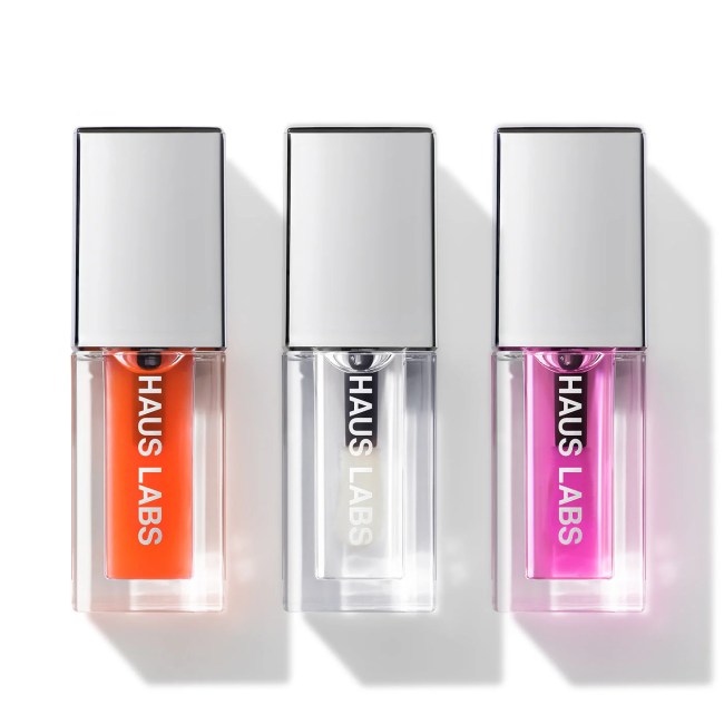 Haus Labs lip oils.