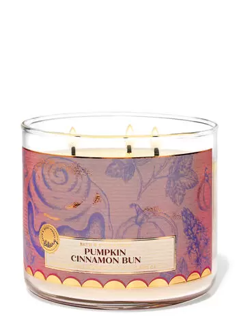 Bath & Body Works Pumpkin Cinnamon Bun Candle