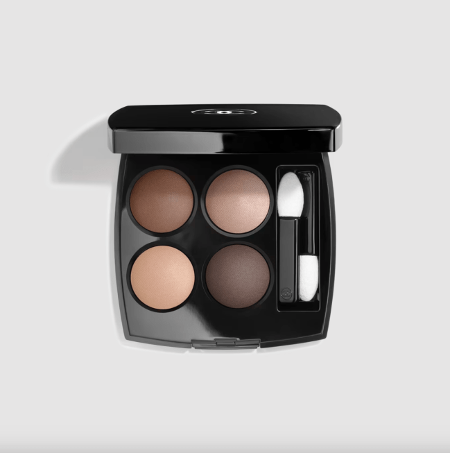 Chanel Multi-Effect Quadra Eyeshadow in a black case.