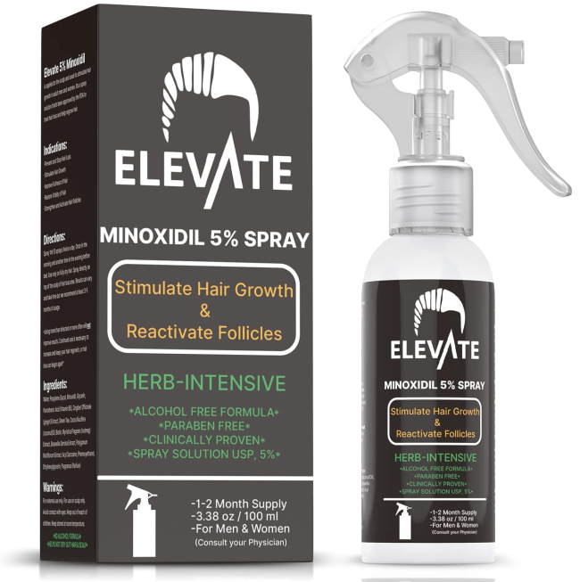Elevate 5% Minoxidil Hair Growth Spray