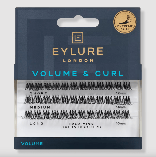 Eyelure Individual Cluster Eyelashes in a blue box.