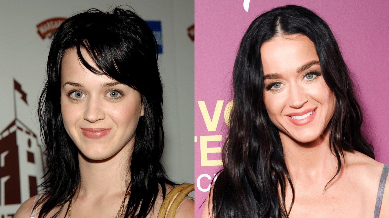 Katy Perry before and after photos