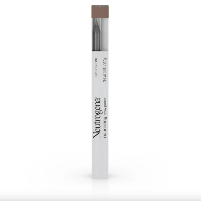 Neutrogena Nourishing Eyebrow Pencil in a white box.