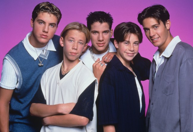 Take Five (Tilky Jones, Tim Christofore, Ryan Christopher, Jeff Goodell and Ryan Goodell), pop group, circa 1999.