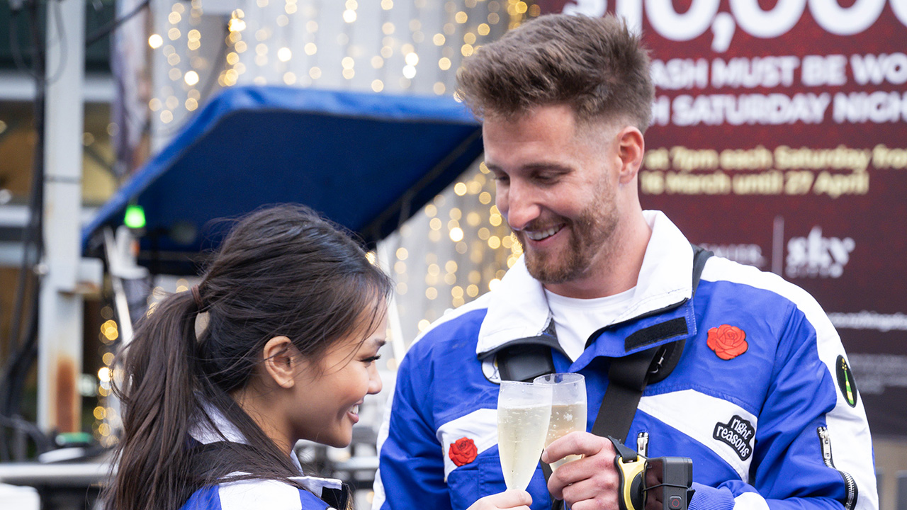 Jenn and Sam M. on The Bachelorette 2024