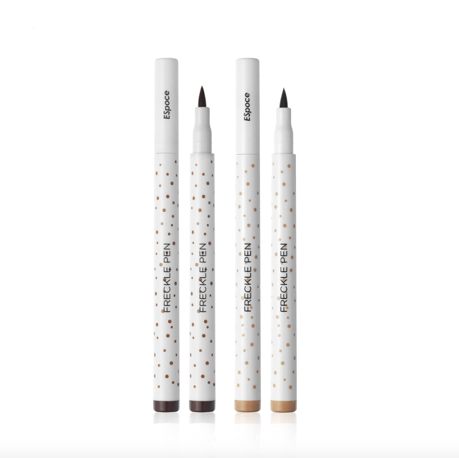 Marine Forest Freckle Pen in a white pen with spots.