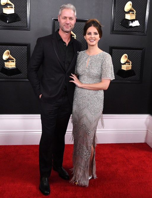 Lana Del Rey and Sean Larkin arrives at the 62nd Annual GRAMMY Awards at Staples Center on January 26, 2020 in Los Angeles, California.