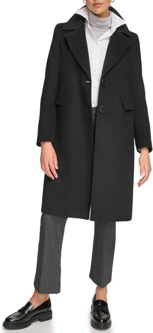 Calvin Klein Wool Cashmere Walker Jacket