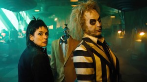 BEETLEJUICE BEETLEJUICE, (aka BEETLEJUICE 2), from left: Winona Ryder, Bob, Michael Keaton