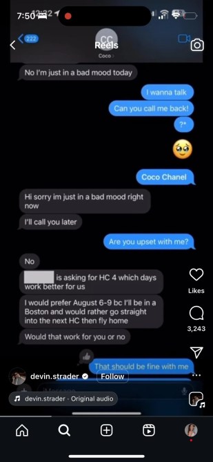 Devin Texts The Bachelorette