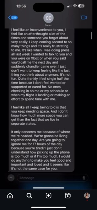 Devin Texts The Bachelorette