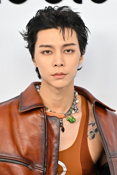 Johnny Suh attends the Acne Studios Womenswear Spring-Summer 2025 show as part of Paris Fashion Week on September 25, 2024 in Paris, France.