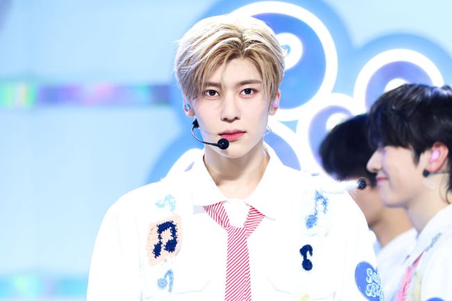 GOYANG, SOUTH KOREA - July 10: Sion of NCT WISH is performing during MBC music program 'Show Champion' at MBC Dream Center on July 10, 2024 in Goyang, South Korea.