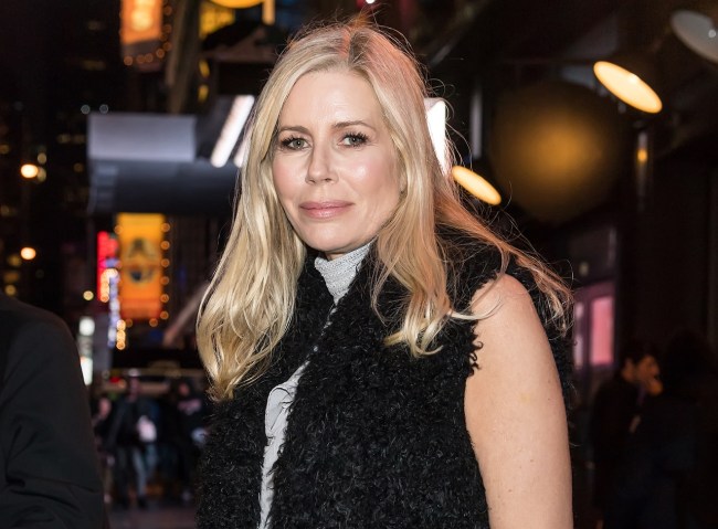 NEW YORK, NY - FEBRUARY 11:  TV personality Aviva Drescher is seen arriving to the Carmen Marc Valvo fashion show during New York Fashion Week on February 11, 2018 in New York City.