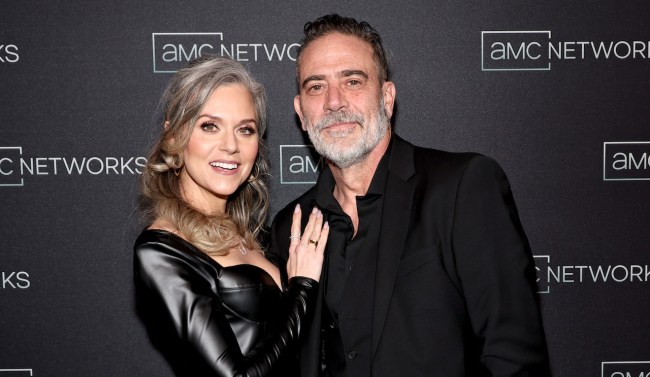 Hilarie Burton-Morganand Jeffrey Dean Morgan attend the AMC Networks 2024 Upfront at Chelsea Factory on April 10, 2024 in New York City.