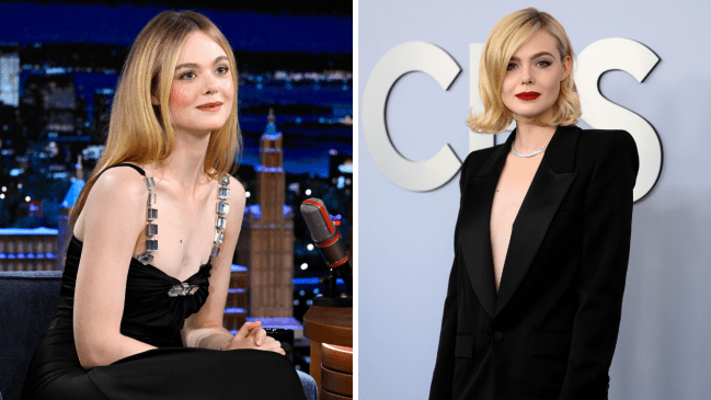 Elle Fanning at the Tony Awards