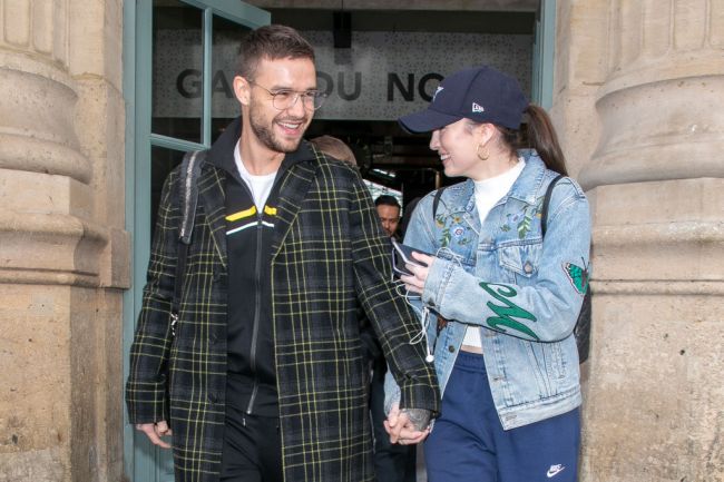 PARIS, FRANCE - NOVEMBER 19: (L-R) Singer Liam Payne and Maya Henry are seen at Gare du Nord station on November 19, 2019 in Paris, France.
