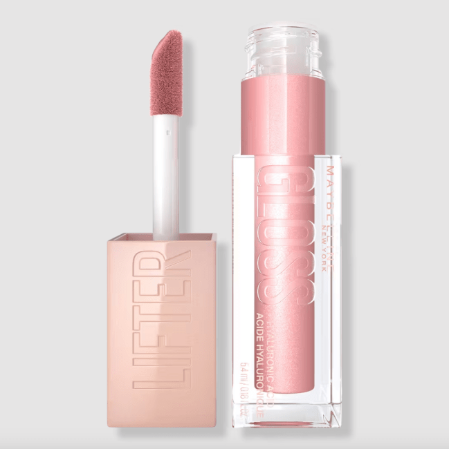 Maybelline Lifter Gloss in Opal in a clear tube.