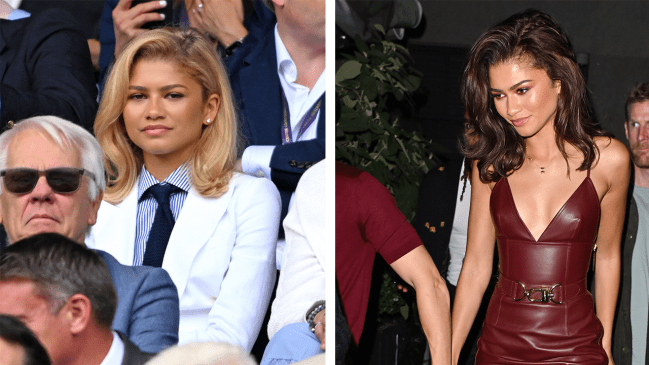 Zendaya's hair transformation.