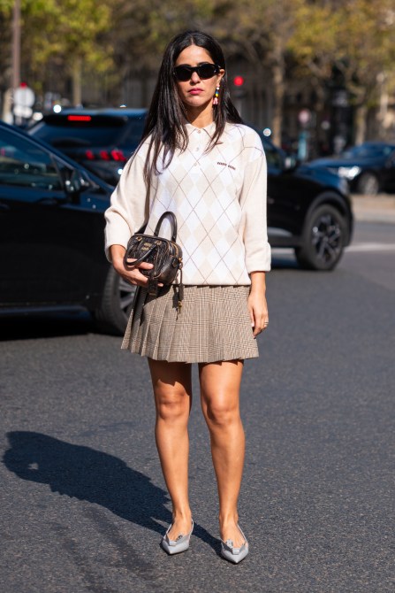 A woman in Paris, France.