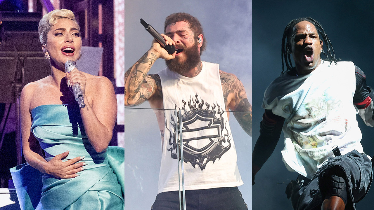 Lady Gaga, Post Malone, Travis Scott